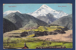 CPA Russie Russia Russian Circulé Le Mont Kasbek - Russie