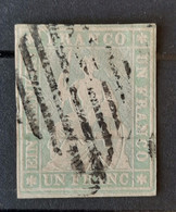 Suisse 1854/62 N°31 Ob TB Cote 900€ - Gebraucht