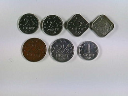 Münzen Nederlandse Antillen, 7 Münzen, Konvolut, 1975 - 1984 - Numismatics