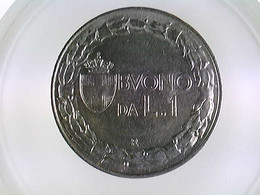 Münzen Italien, Bvono Da 1 Lire, 1924 - Numismatica