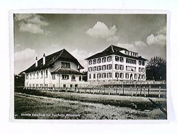 Münsingen, Unteres Schulhaus Mit Turnhalle, AK, Ungelaufen, Ca. 1960 - Münsingen