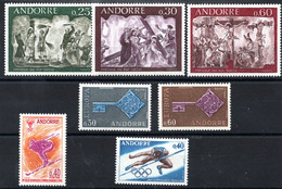 ANDORRE - Année 1968 - Neufs ** - MNH - Cote 44,50 € - Ganze Jahrgänge