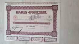 PARIS - FONCIER - 1927 - P - R