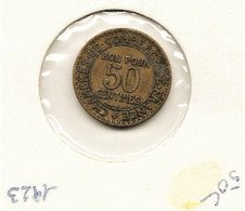 50 Centimes "Chambre Du Commerce" 1923   TTB - 50 Centimes