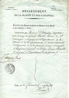 1802 1804 REVOLUTION  ESCLAVAGE  Expédition De  ST DOMINGUE HAITI  MARINE COLONIES CAPITAINE DETCHANDY & GENERAL CLAUSEL - Documents Historiques