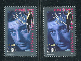 Variété Sur N°Yvert 2901 - 2 Nuances De Bleu - Neufs ** - Réf V 859 - Neufs