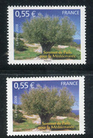 Variété Sur N°Yvert 4259 - 1 Violet + 1 Bleu - Neufs ** - Réf V 864 - Unused Stamps