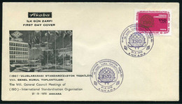 Turkey 1970 ISO International Standardisation Organisation Meeting | Special Cover, Ankara, Sept. 21 - Briefe U. Dokumente