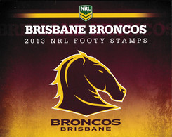 Australia  2013 Brisbane Bronco NRL Mint Never Hinged Sheet - Nuovi
