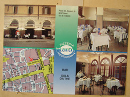CP. 4264. Snack Bar Restaurant BIBO Piazza S.S. Apostoli  Roma - Cafés, Hôtels & Restaurants