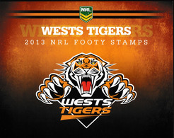 Australia  2013 Wests Tigers NRL Mint Never Hinged Sheet - Nuovi
