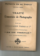 Livres Memento As De Trefle Traite De La Photographie 1925 200 Pages - Autres