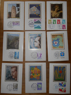 Lot De 55 Cartes MAXIMUM SOIE - FDC 1 ER Jour - 1978 - Collections, Lots & Séries