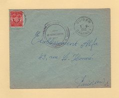 Timbre FM - Dahomey - Ouidah - 1956 - Francobolli  Di Franchigia Militare