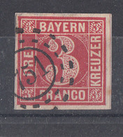 Bayern Minr.9 Gestempelt OMR 751 Arnstorf Feuser + 20 - Bayern (Baviera)