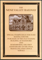 GB Nene Valley Railway Wansford Peterborough Fund Raising Pack Inc Railway Letter Stamp - Cinderella