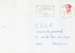 BELGIUM. POSTMARK AGAINST TOBACCO. CHARLEROI - Andere & Zonder Classificatie