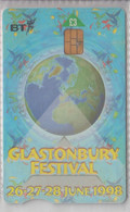 UNITED KINGDOM BT 2000 GLASTONBURY FESTIVAL 1998 - BT Promociónales