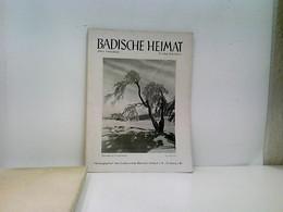 Badische Heimat. Mein Heimatland.  1954 Heft 4 - Alemania Todos