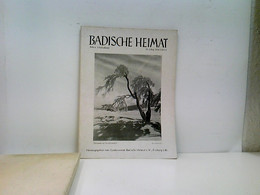 Badische Heimat. Mein Heimatland.  1954 Heft 4 - Deutschland Gesamt