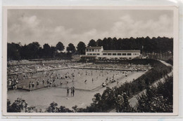 4060 VIERSEN, Gaststätte Kaiser Bad, Strandbadanlage, NS-Beflaggung, NS-Zeit - Viersen