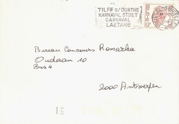 BELGIUM. POSTMARK CARNIVAL. BRUSSELS - Sonstige & Ohne Zuordnung