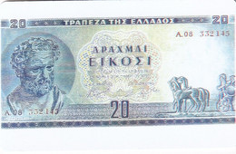 USA - Banknote GRD 20(1955), Telenic Promotion Prepaid Card, Error(yellow Colour On Reverse), Sample - Greece