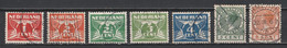 Pays-Bas 1924-1927 : Timbres Yvert & Tellier N° 133 - 134 - 135 - 136 - 137 - 138 - 139 - 140 - 141 - 142 - 143 - 144... - Usati