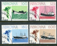 FAROE IS. 1977 Trawlers  Used.  Michel 24-27 - Islas Faeroes