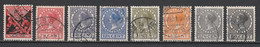 Pays-Bas 1927-1928 : Timbres Yvert & Tellier N° 197 - 209 - 210 - 211 - 212 - 213 - 214 - 215 - 216 Et 217 Oblitérés. - Usati