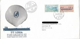 DENMARK. COVER BOATS. 1975 - Frankeermachines (EMA)