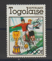 Togo 1981 Coupe Du Monde Football 1012, 1 Val ** MNH - Togo (1960-...)