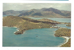 ANTIGUA - CARIBBEAN - Vue Aérienne English Harbor - PAN AM Postcard - Antigua Y Barbuda