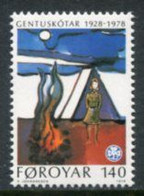 FAROE IS. 1978 50th Anniversary Of Scouting MNH / **.  Michel 41 - Isole Faroer