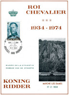 Roi Chevalier 1934-1974 Musée De La Dynastie - Erinnerungskarten – Gemeinschaftsausgaben [HK]