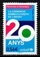 Andorre - 2010 - Yvert N° 688 **  - 20e Anniversaire De La Convention Des Droits De L'Enfant - Neufs