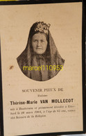 Van Mollecot Thérèse-Bautersem 1839/ Etterbeek 1904 - Obituary Notices
