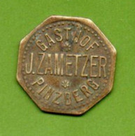 GETTONE BIRRA - TOKEN - GASTHOF - J ZAMETZER - PINZBERG - Monetary/Of Necessity