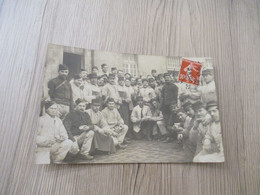 Carte Photo Militaire Militaira Groupe Soldats Guerre De 14/18 Le Ans - War 1914-18