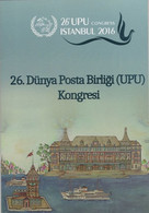 Turkey 2016, 26th World Postal Union Congress UPU, MNH Unusual S/S, Single Stamp And FDC - Portfolio - Ungebraucht