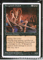 MAGIC The GATHERING  "Yawgmoth Demon"---CHRONICLES (MTG--138-9) - Altri & Non Classificati