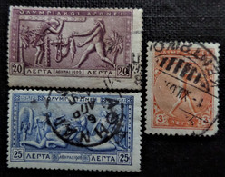 Timbres De Grèce N° 167_170_171 - Used Stamps