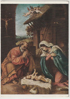 Lorenzo Lotto, The Nativity - Malerei & Gemälde