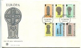 Isle Of Man Monuments - FDC,1978 - 1978