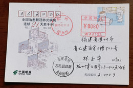 Cure More Than 1000 Cases For Novel Coronavirus Pneumonia In 21 Consecutive Days,CN 20 Hangzhou Fight COVID-19 Postcard - China