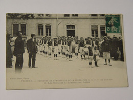 ISERE-VIENNE-6-CONCOURS DE GYMNASTIQUE DE LA FEDERATIO GSPF DU SUD EST-LES SOCIETES A L'INSTITUTION ROBIN-ANIMEE - Vienne