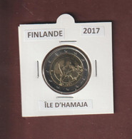 FINLANDE - 2017 - ÎLE  D' HAMAJA . Un Corbeau Sur Une Branche - Pièce De 2€ Commémorative - 2 Scannes - Finlande
