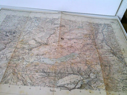 Topographischer Atlas Der Schweiz (Siegfriedatlas). Blatt 263: Glarus. Maßstab 1 : 50 000. Gefaltet, Ausgabe A - Switzerland