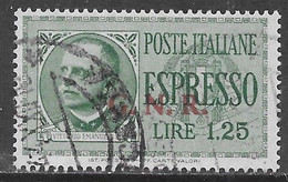 Italia Italy 1944 RSI Espresso GNR L1,25 Sa N.E19 US - Express Mail