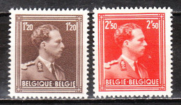 845/46**  Leopold III Col Ouvert - Série Complète - MNH** - COB 11.25 - Vendu à 12.50% Du COB!!!! - 1936-1957 Offener Kragen